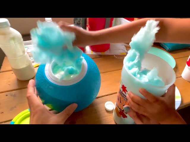 Making Cotton Candy Ice Cream in a Ball?