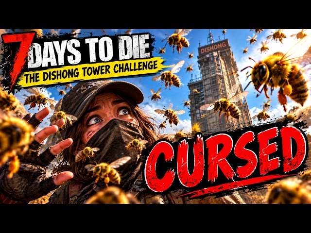 This Run Is CURSED - 7 Days to Die: Dishong Tower Challenge