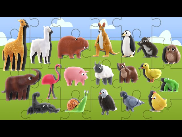 Guess the Animal Quiz | Educational Animal Puzzle for Kids | Long Version 2 🧩🧒