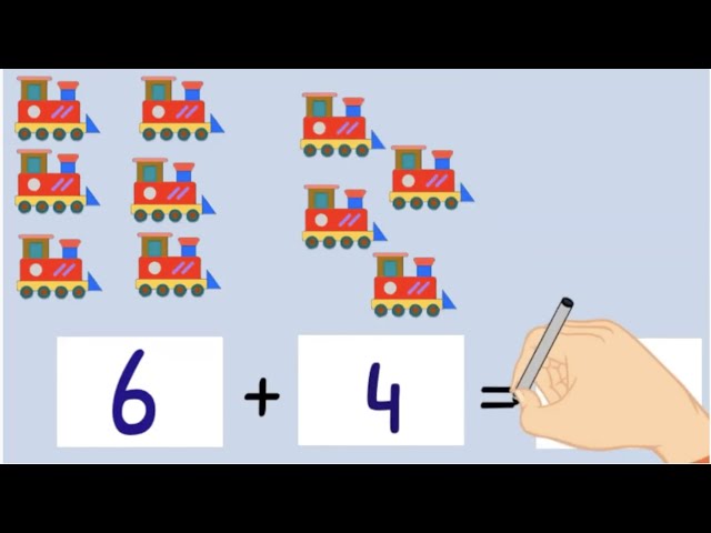 Addition up to 10  - counting for kindergarten