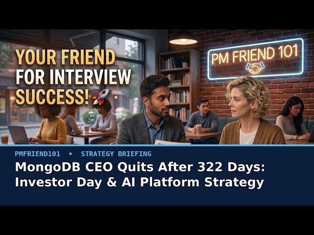 MongoDB CEO Quits After 322 Days: Investor Day & AI Platform Strategy