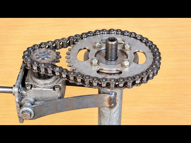 Welder's Billion-Dollar Invention! Turn Old Chains & Gears into Amazing Homemade Tools