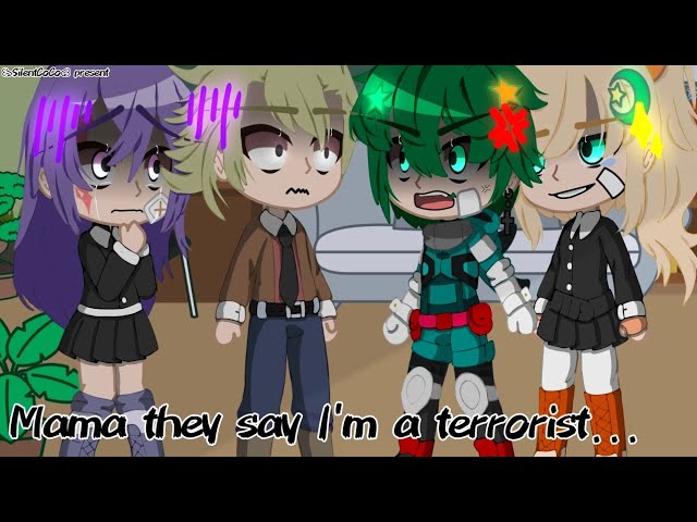 💚💢Mama they say I'm a terrorist...💢💚||Part 2||BakuDeku child||Pro Hero BakuDeku||old meme?||MHA/BNHA