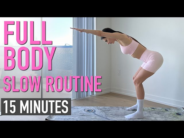 15 min FULL BODY workout slow pace