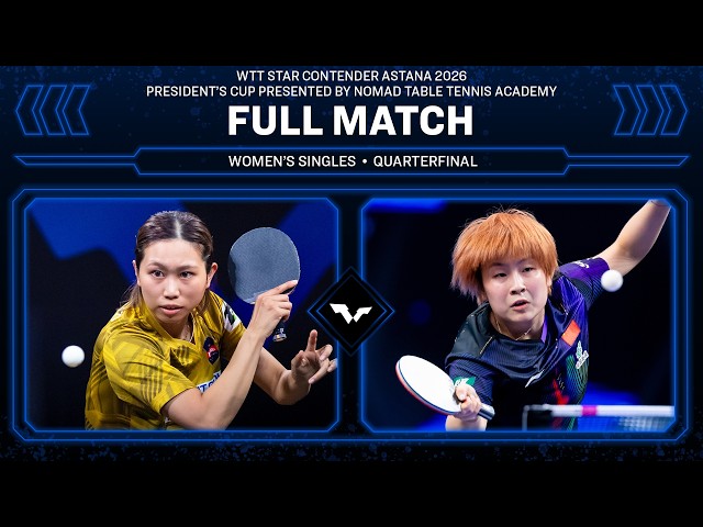 FULL MATCH | Hitomi Sato vs Qin Yuxuan | WS QF | #WTTAstana 2026