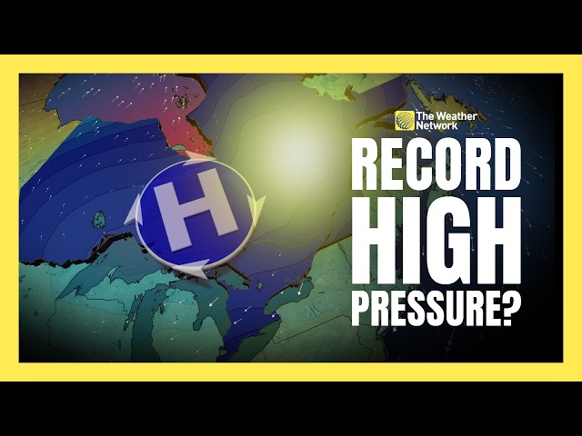 Record high pressure? What does it mean for Ontario' & Quebec this week | #forecast