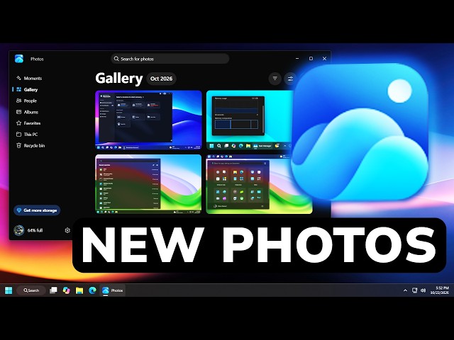 Huge Photos App Update in Windows 11 26H2 (All New Features)