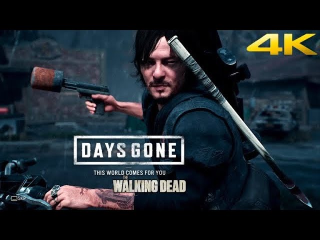 Days Gone The Walking Dead Daryl Dixon MOD Full Gameplay Part 1 4K60FPs