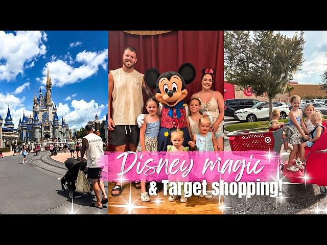MAGIC KINGDOM & OUR FIRST TARGET SHOPPING TRIP! 🏰🎯 | 6 Weeks in Florida