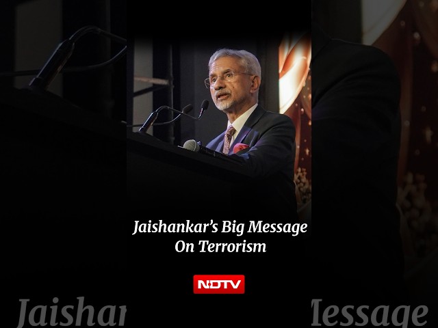 S Jaishankar: Expect Our Partners To Show Zero Tolerance Toward Terrorism