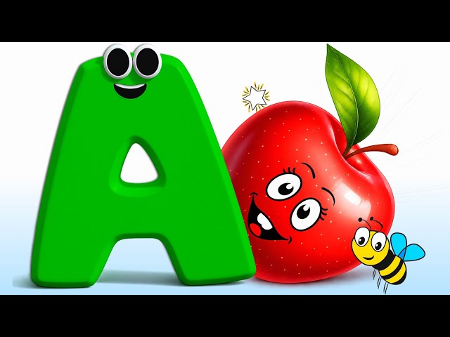 THE ABC Phonics Song for Kids | Learn A to Z with A Is for Apple & B Is for Baby | Nursery Rhymes