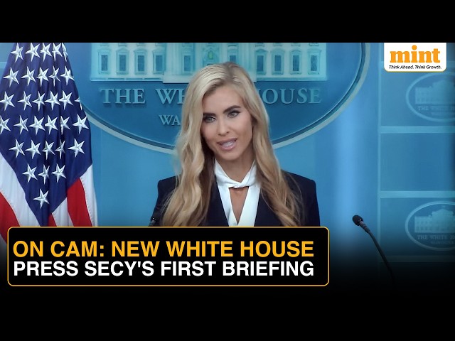 Watch: Trump's New Press Secretary Katie Zacharia Makes Her White House Debut