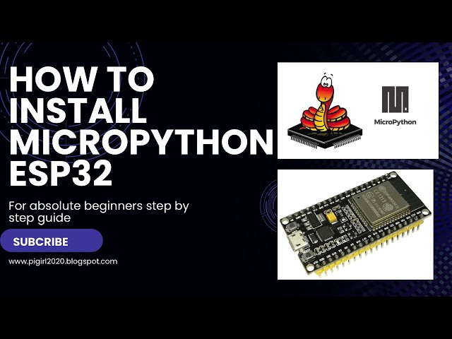 How to  Install MicroPython on ESP32 | Easy ESP32 MicroPython Setup Tutorial | step by step guide