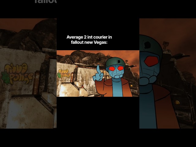 Average 2 int courier in fallout new Vegas #animated #memes #falloutnv #fallout