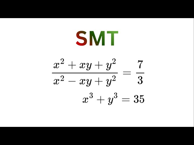 Solve This Tricky System like a Pro! | Stanford Math Tournament