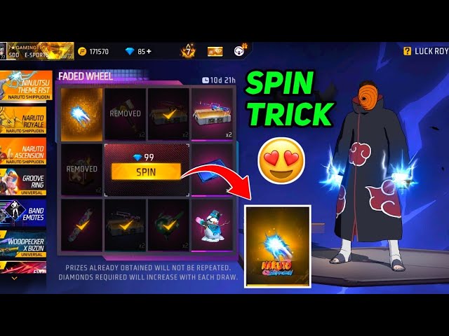 Ninjutsu Fist Skin Faded Wheel Spin Trick🤩🔥| Free Fire New Event Tamil | FF New Event Tamil 