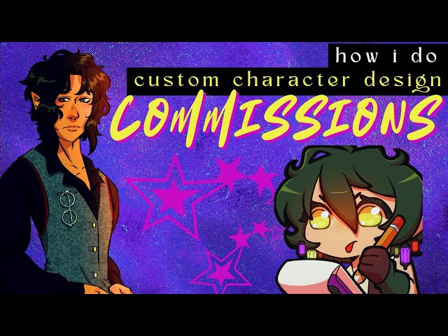 How I Do Custom Character Design Commissions
