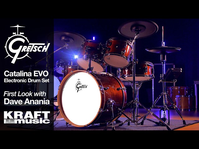 Gretsch Catalina EVO Electronic Drum Set - First Look with Dave Anania