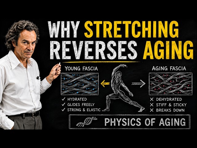 The Physics of How Daily Stretching Slows Aging at the Cellular Level