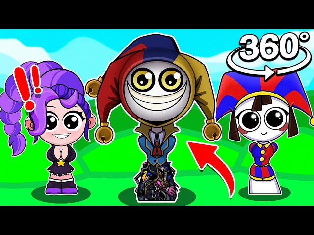 Sprunki PROTOTYPE And POMNI, LILY LOVEBRAIDS React In 360! | Poppy Playtime 5