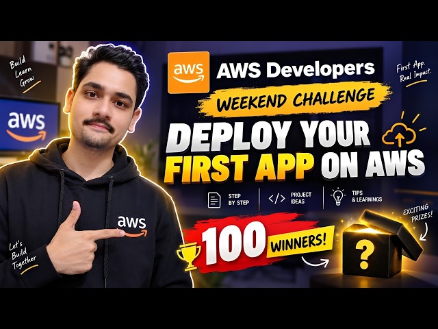 AWS Weekend Challenge 2026 || Deploy Your First App & Get Exciting Prizes || 100 Winners || Hurry Up
