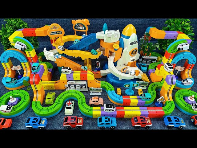 11 minute ASMR Toy Unboxing Video: Magical Magnetic Track Building Blocks Toy Train | Toy Review