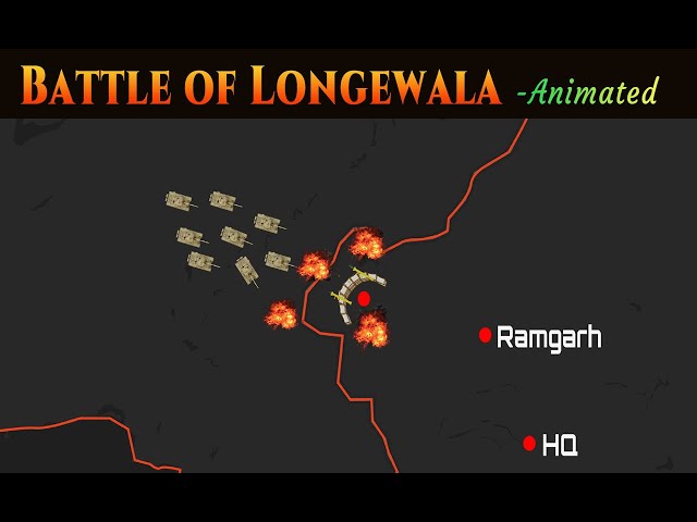 Battle of Longewala 1971 - Animated