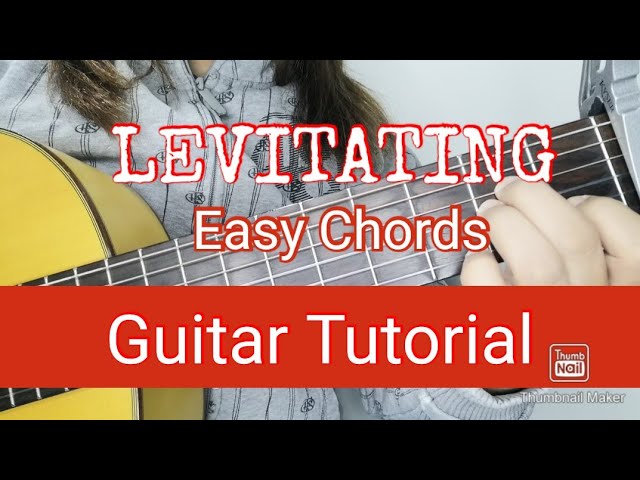 "LEVITATING" EASY CHORDS Guitar Tutorial