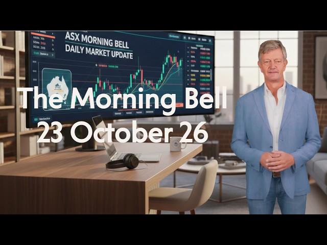 The Morning Bell 23 Oct 26 : NASDAQ TUMBLES, OIL SURGES — ASX SET FOR A SOFTER OPEN