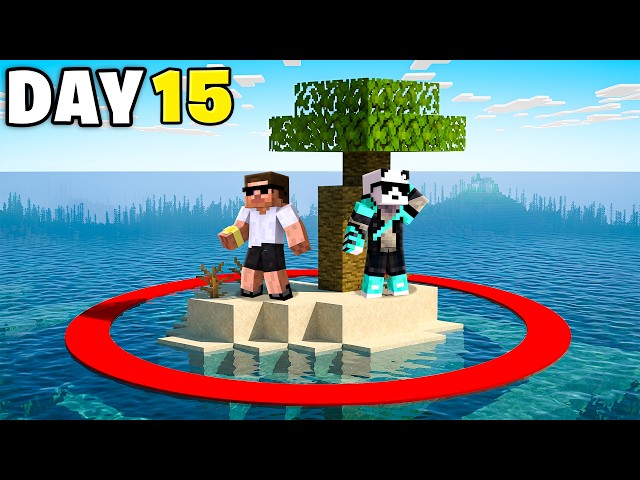 I Survived 100 Days on a Deserted Island in Minecraft!