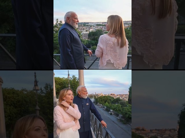 PM Modi attends dinner hosted by Italian PM Giorgia Meloni | #shorts