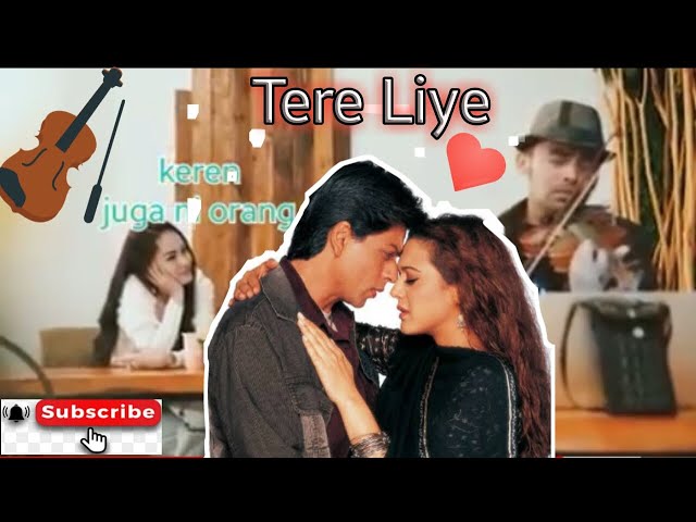 bermain musik dengan menggunakan biola versi india (tere liye) __agogo_violin__