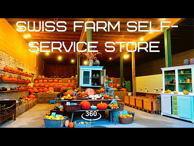 SWISS FARM SELF SERVICE STORE /SWITZERLAND/ 360°/VR/5K VIDEO