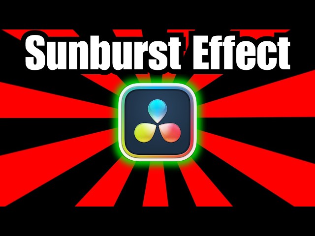 Sunburst Effect a Davinci Resolve Tutorial | Free