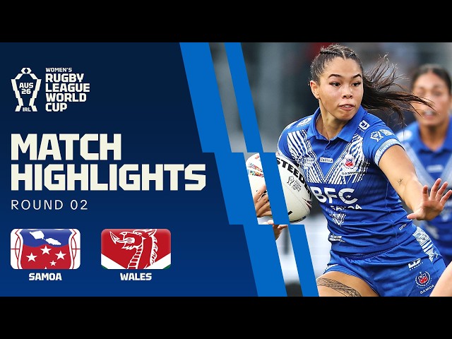 RLWC 2026 | Fetu Samoa v Wales | Match Highlights | Round 2
