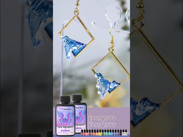 🌊 Create ocean waves you can wear with HeyClear UV Resin!