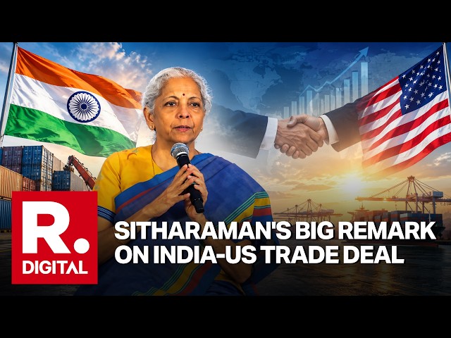 ‘Tariffs Now Weaponised’: Sitharaman's Big Remark On India-US Trade Talks Hitting ‘Plateau’