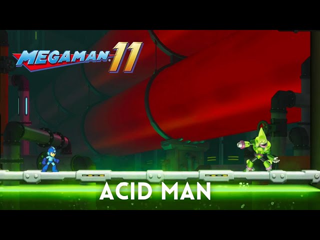Mega Man 11 - Walkthrough 2K 60FPS HDR - Acid Man