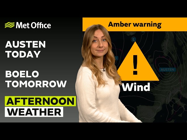 23/10/2026 - Staying stormy - Afternoon Weather Forecast UK - Met Office Weather