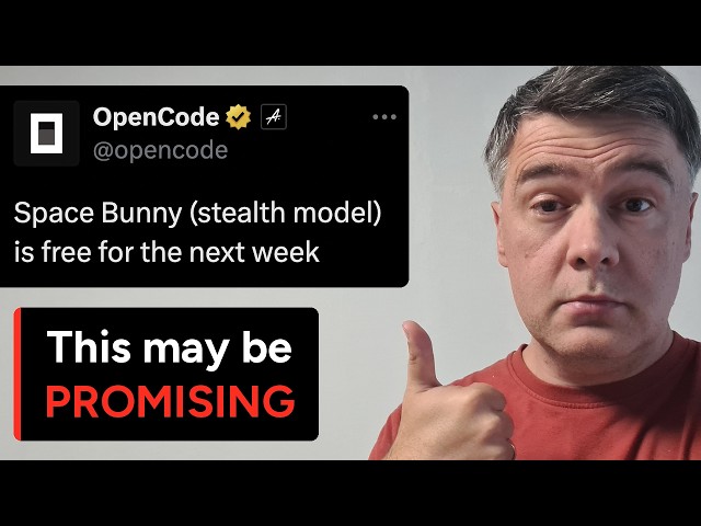 I Tried NEW "Space Bunny" FREE Model in OpenCode