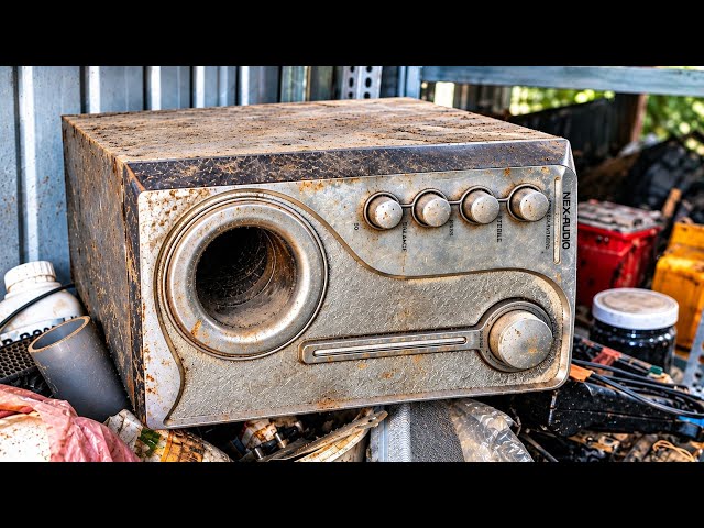 Old PC Subwoofer – Full Restoration & Sound Test