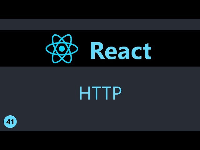 ReactJS Tutorial - 41 - HTTP and React