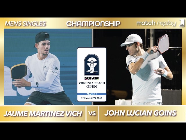Jaume Martinez Vich vs John Lucian Goins at the PPA Virginia Beach Open | Final