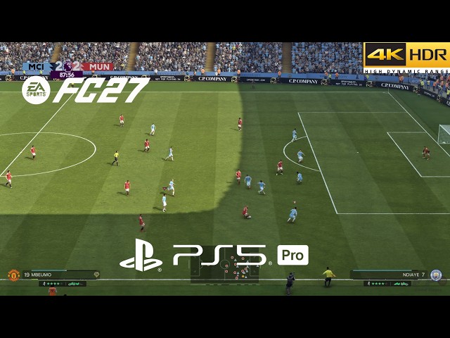 EA Sport FC 27 PS5 Next Gen Gameplay 4K HDR 60FPS