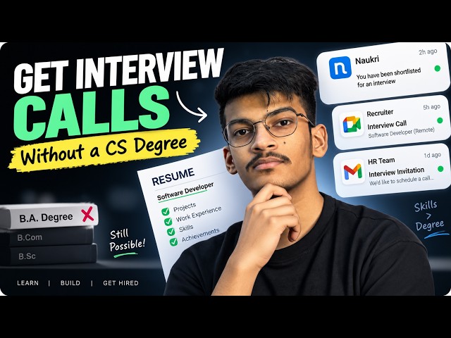 How I Get Interview Calls Without a CS Degree