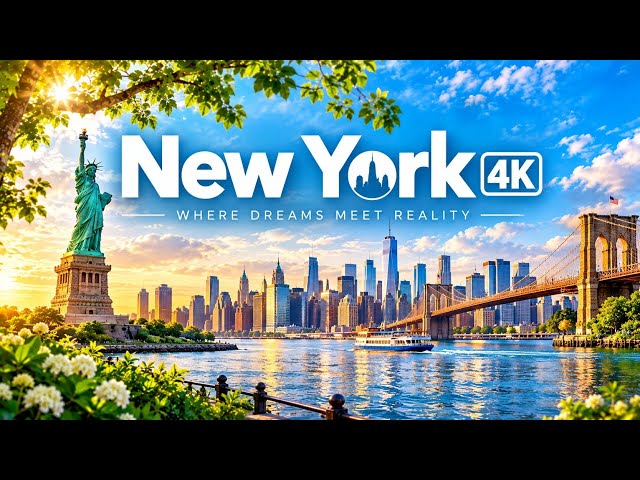 NEW YORK CITY in 4K 🇺🇸 | The City That Never Sleeps Best Places  Experiences cinematic travel video 