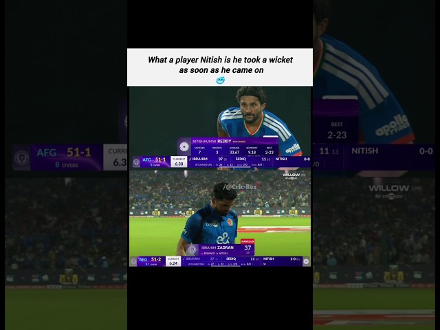 Nitish Kumar Reddy show 🥶📈#indvsafg