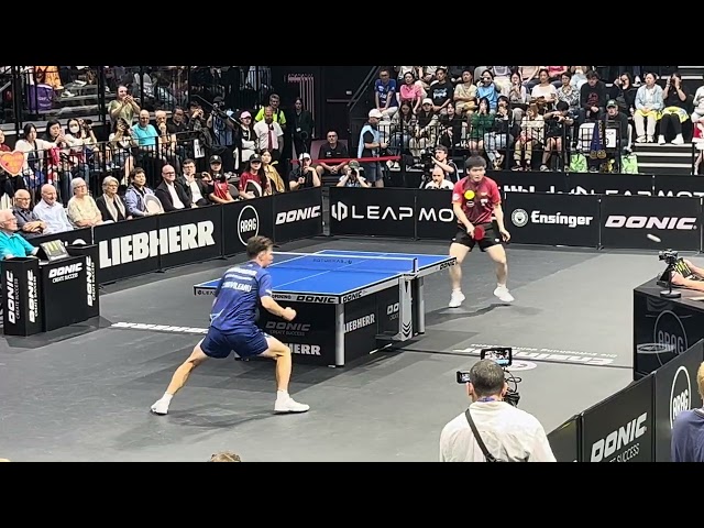 FAN ZHENDONG vs DARIUS MOVILEANU at GERMAN CUP expected success from the Chinese superstar Part 1