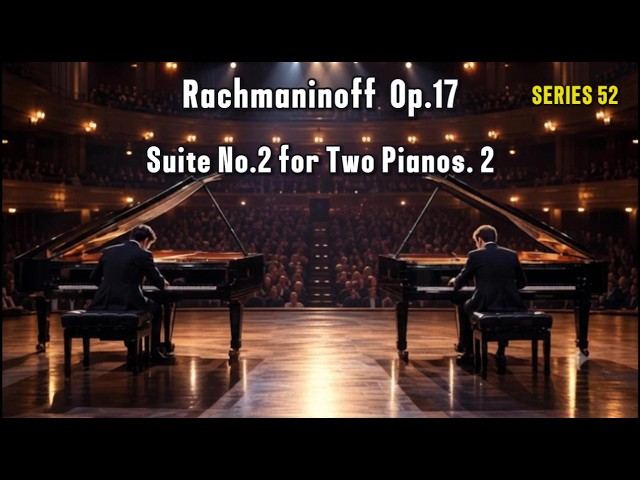 Rachmaninoff Suite No. 2 for Two Pianos, Op. 17 – II. Valse (SERIES 52)
