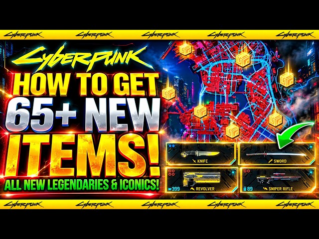 Cyberpunk 2077: All New SECRET Outfits, Weapons, Iconics & More Added With Patch 2.5 Update